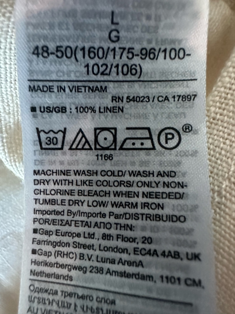 Banana Republic Cruz Linen Maxi Shirtdress Washed Stone Beige L Coastal - Picture 8 of 8